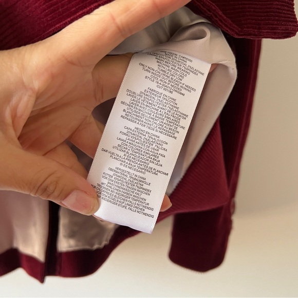 JOIE Markina Blazer In Velvet Blackberry Size 4 - Picture 7 of 9